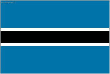 Foto: Botswana-st�tn� vlajka