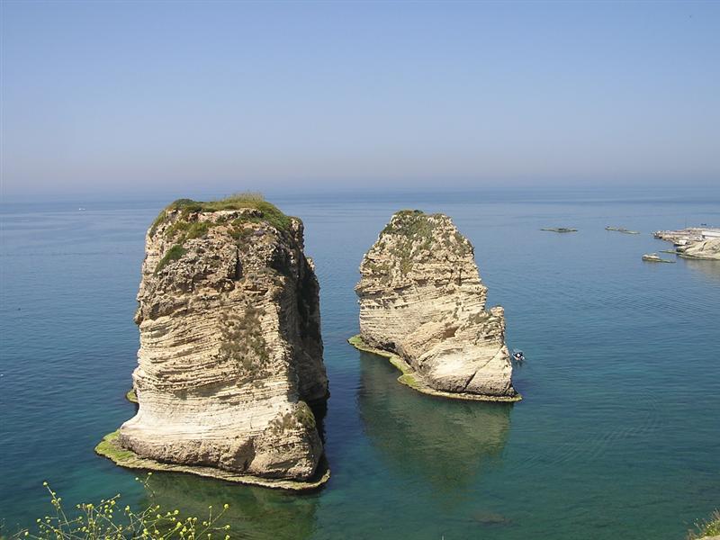 Foto: Libanon-Pigeon Rocks